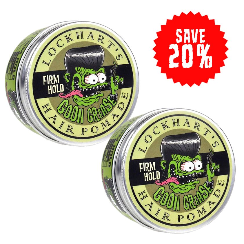 2 Pack Bundle Lockhart's Goon Grease Pomade - Save 20% - Lockhart's Authentic Grooming Company, LLC