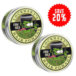 2 Pack Bundle Lockhart's Goon Grease Pomade - Save 20% - Lockhart's Authentic Grooming Company, LLC