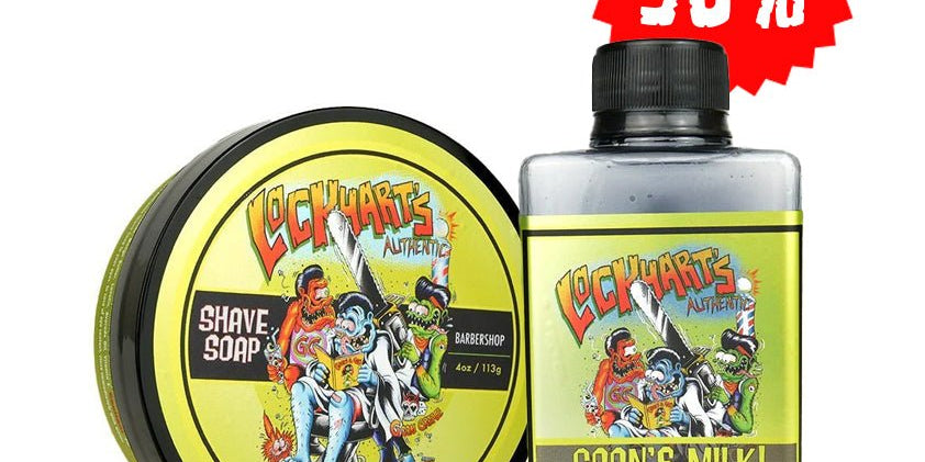 2 pack Lockhart's Barbershop Shave Bundle - Save 30% - Lockhart's Authentic Grooming Company, LLC