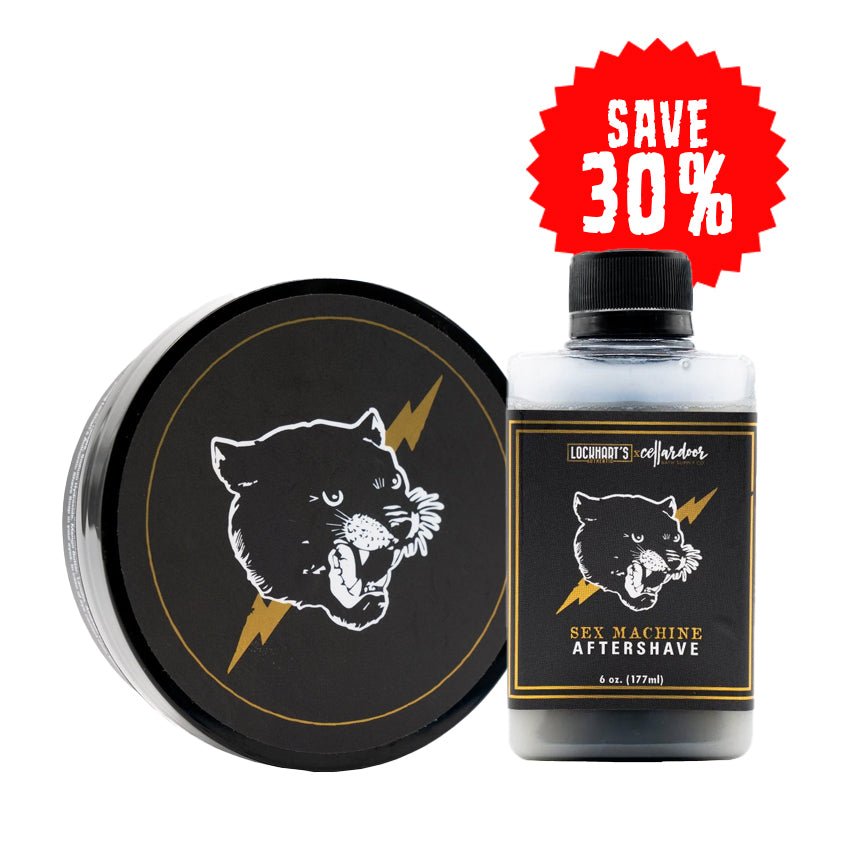 2 pack Lockhart's Sex Machine Shave Bundle - Save 30% - Lockhart's Authentic Grooming Company, LLC