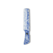 7.75" Tortoise Shell & Ivory Acetate Lockhart's Comb - The best comb you'll ever use! 100% cellulose acetate - Lockhart's Authentic Grooming Company, LLC
