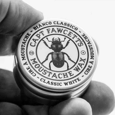 Captain Fawcett Bianco Classico Moustache Wax - Lockhart's Authentic Grooming Company, LLC