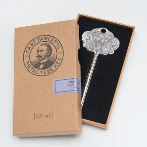 Captain Fawcett Metal Tube Key - Lockhart's Authentic Grooming Company, LLC