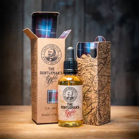 Captain Fawcett Whisky Beard Oil Large - Lockhart's Authentic Grooming Company, LLC