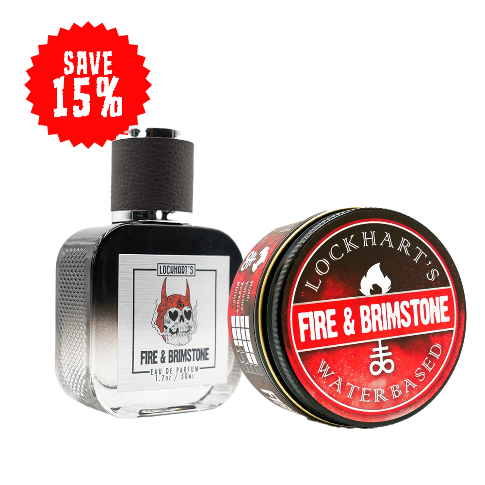 Fire and Brimstone EDP + Pomade Bundle - Lockhart's Authentic Grooming Company, LLC