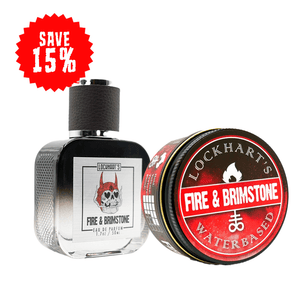 Fire and Brimstone EDP + Pomade Bundle - Lockhart's Authentic Grooming Company, LLC