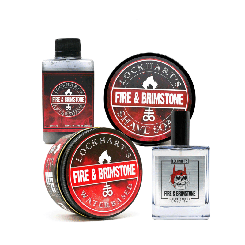 Fire and Brimstone Hair + Shave Bundle - Lockhart's Authentic Grooming Company, LLC