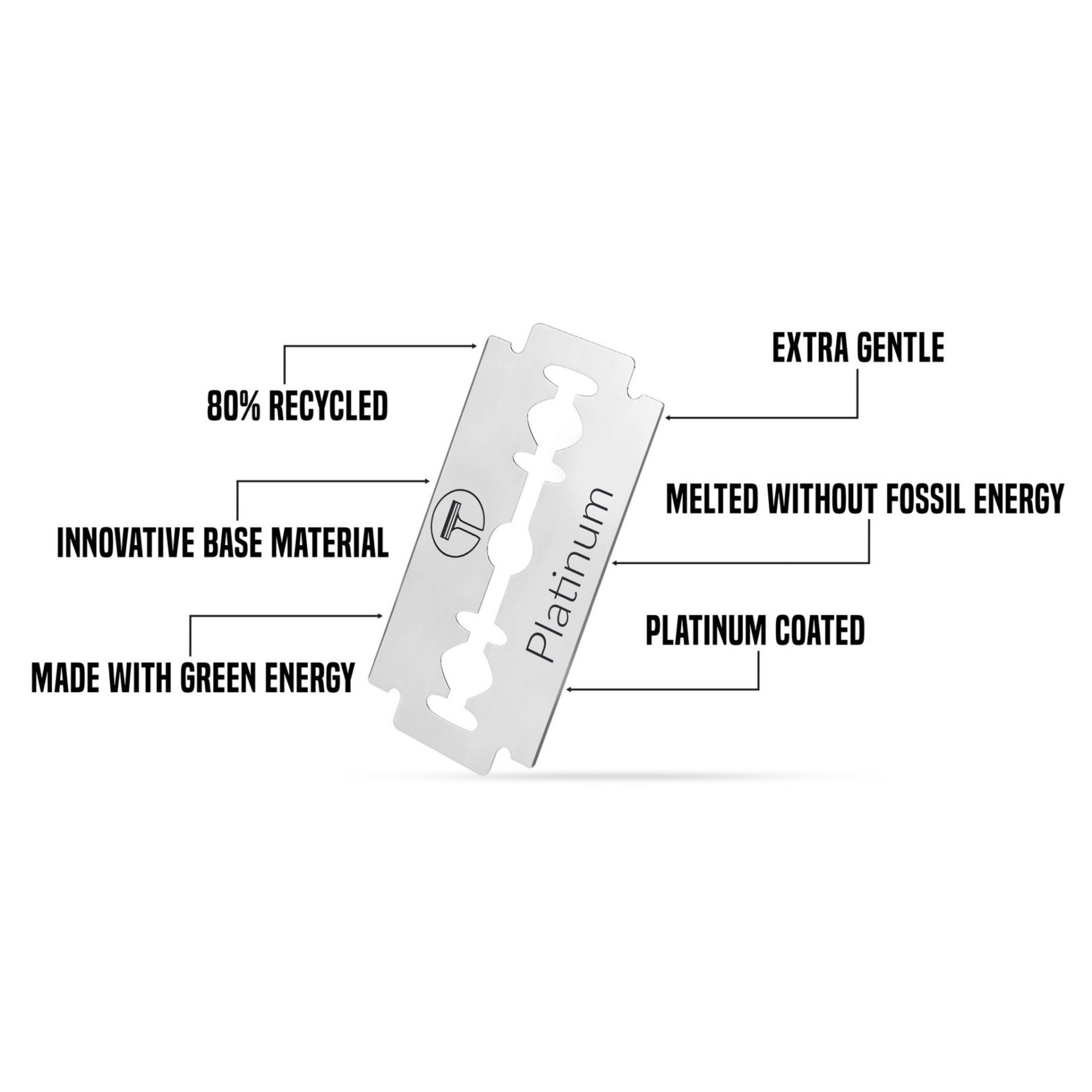 MY - BLADES Rasierklingen Platinum 100 Stück - Lockhart's Authentic Grooming Company, LLC