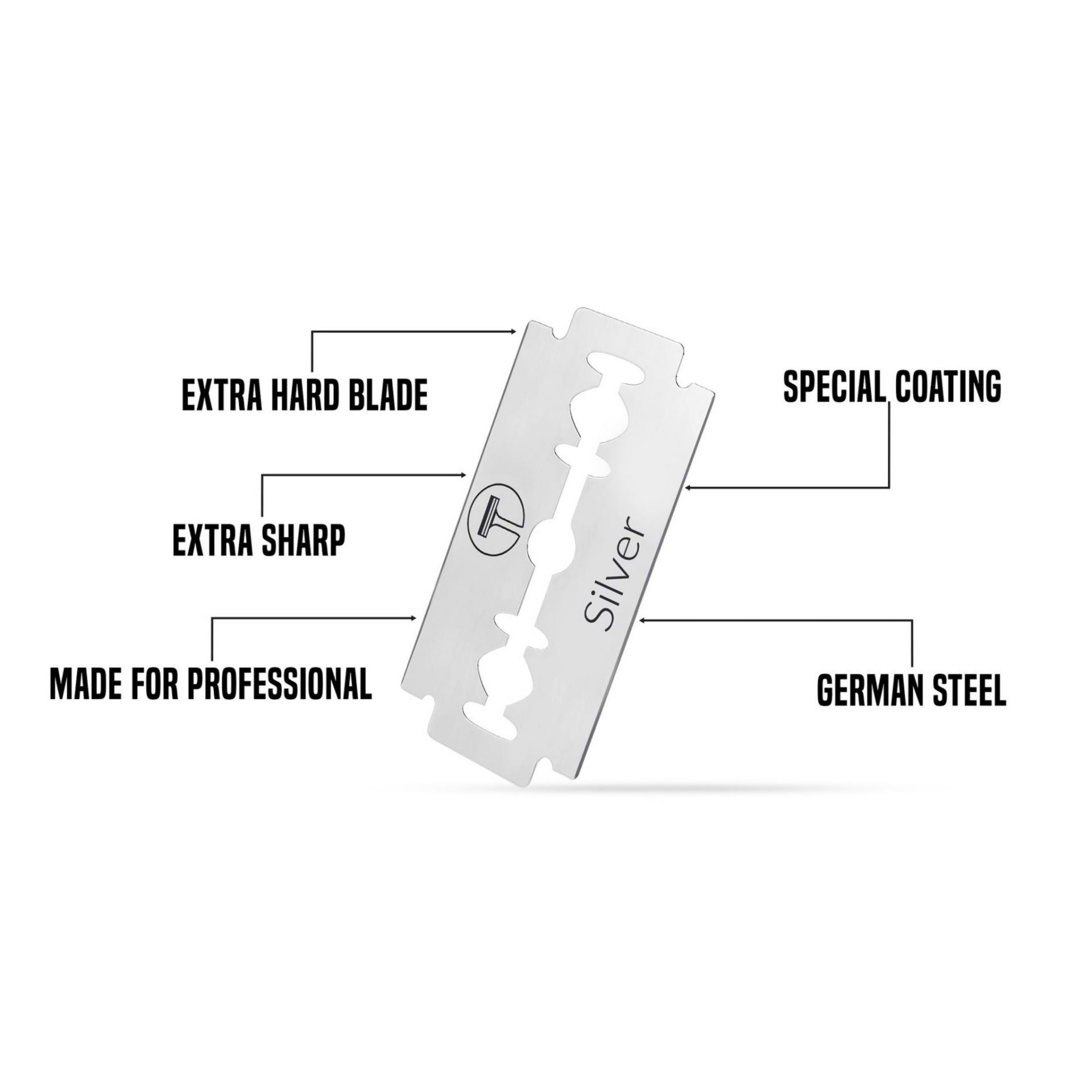 MY - BLADES Rasierklingen Silver 100 Stück - Lockhart's Authentic Grooming Company, LLC