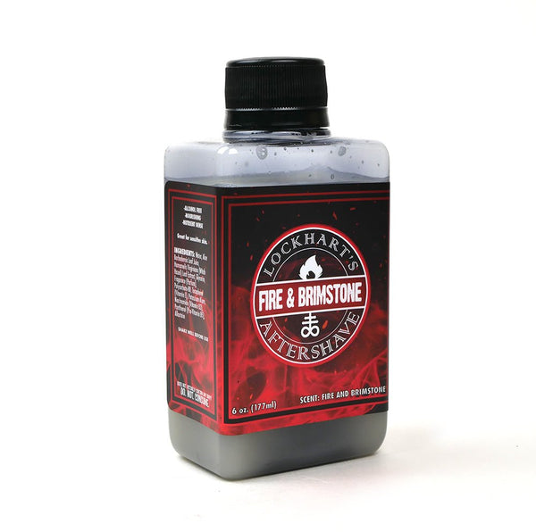 NEW! Fire and Brimstone Aftershave Splash - Lockhart's Authentic