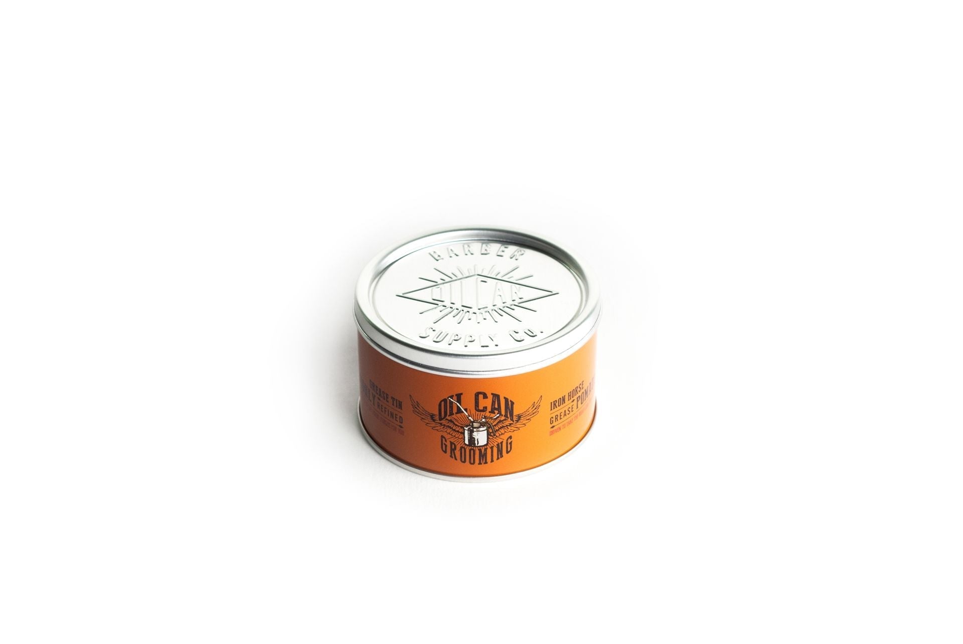 Oil Can Grooming Iron Horse Grease Pomade - Lockhart's Authentic Grooming Company, LLC