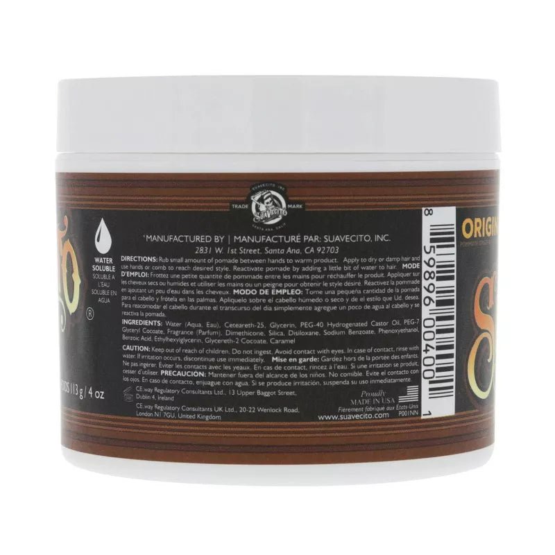 Suavecito Original Pomade 4oz. - Lockhart's Authentic Grooming Company, LLC