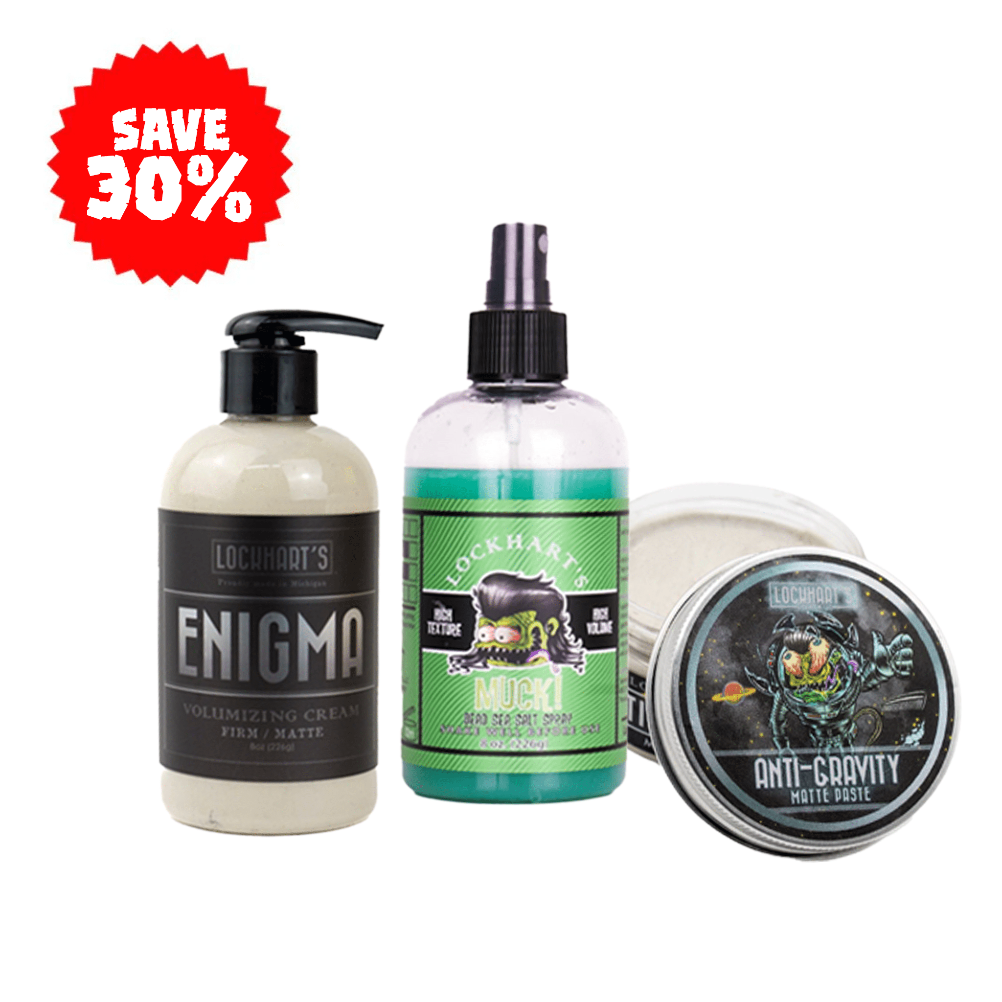 Total Texture Bundle - Enigma + MUCK! + Anti - Gravity - Lockhart's Authentic Grooming Company, LLC
