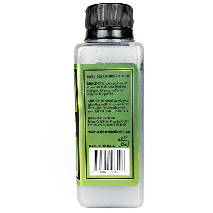 NEW! - Goon Grease Goon's Milk! Aftershave Splash - Lockhart's Authentic